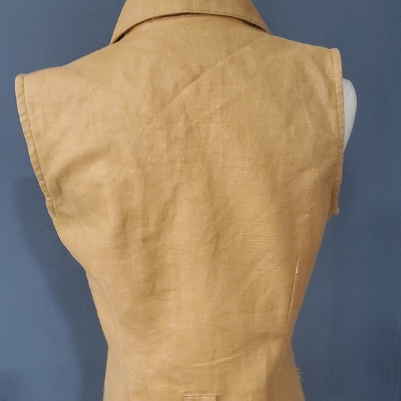 Vtg H.L. Spencer Tan Maxi Dress - Picture 9 of 17